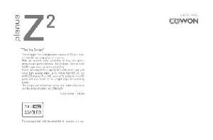 User manual Cowon Z2  ― Manual-Shop.ru