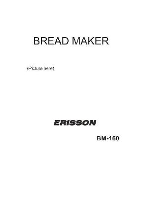 User manual ERISSON BM-160  ― Manual-Shop.ru