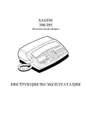 User manual SAGEM 395  ― Manual-Shop.ru