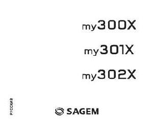 User manual SAGEM my300X  ― Manual-Shop.ru