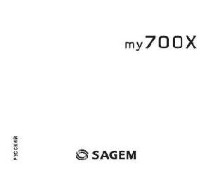 User manual SAGEM my700X  ― Manual-Shop.ru