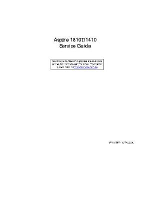 Service manual Acer Aspire 1410, 1810T  ― Manual-Shop.ru