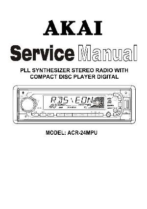Service manual Akai ACR-24MPU ― Manual-Shop.ru
