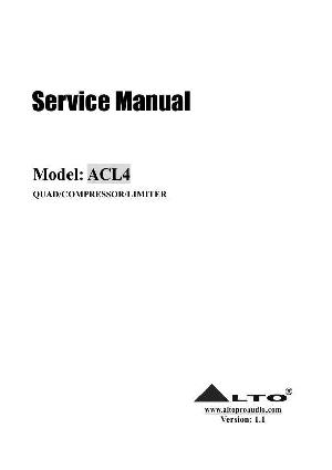 Service manual Alto ACL4 ― Manual-Shop.ru