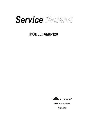 Service manual Alto AMX-120 ― Manual-Shop.ru