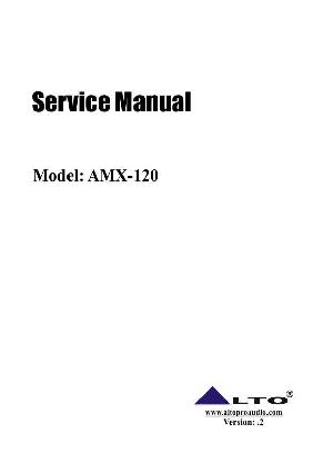 Service manual Alto AMX-120 V.2 ― Manual-Shop.ru