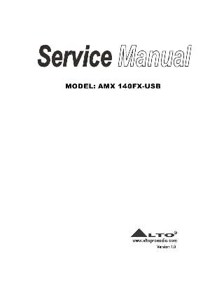 Service manual Alto AMX-140FX-USB ― Manual-Shop.ru