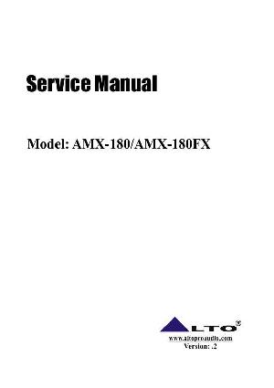 Service manual Alto AMX-180 V.2 ― Manual-Shop.ru
