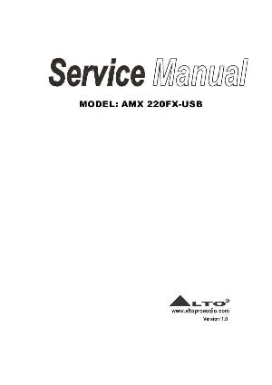 Service manual Alto AMX-220FX-USB ― Manual-Shop.ru