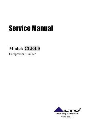 Service manual Alto CLE4.0 ― Manual-Shop.ru