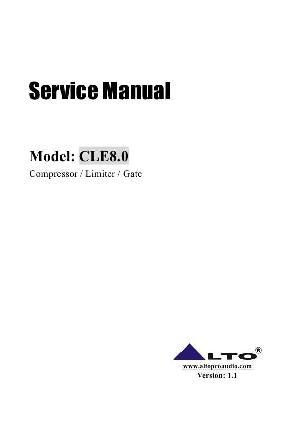Service manual Alto CLE8.0 ― Manual-Shop.ru