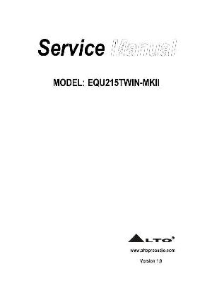 Service manual Alto EQU215-MKII ― Manual-Shop.ru