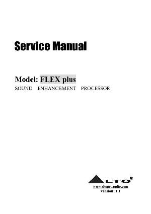 Service manual Alto FLEX-PLUS ― Manual-Shop.ru