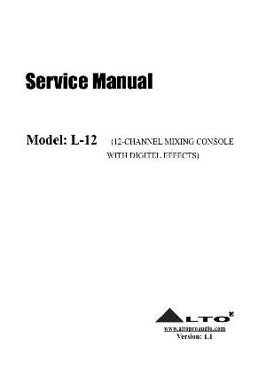 Service manual Alto L-12 ― Manual-Shop.ru