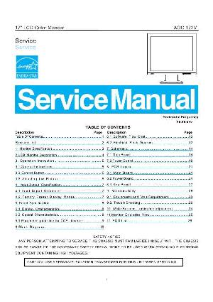 Service manual AOC 172V ― Manual-Shop.ru