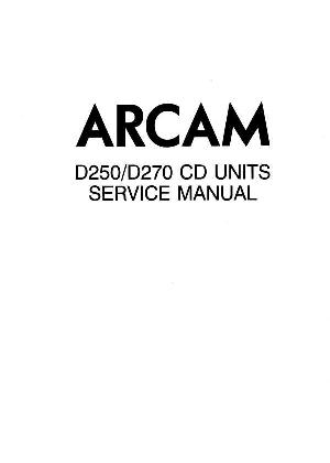 Service manual Arcam D-250, D-270 ― Manual-Shop.ru