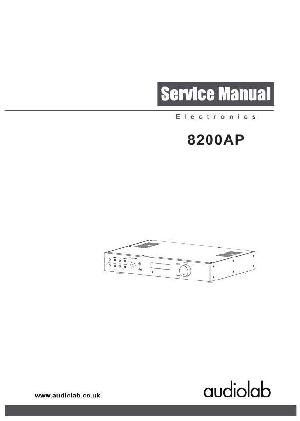 Service manual Audiolab 8200AP ― Manual-Shop.ru