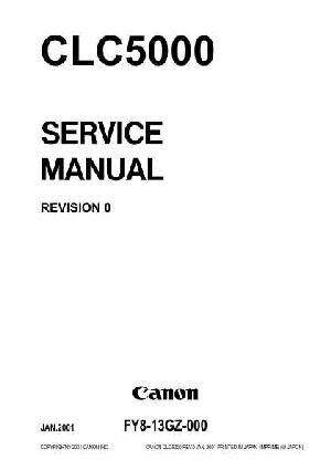 Service manual Canon CLC-5000 ― Manual-Shop.ru
