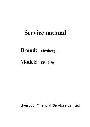 Service manual Elenberg EF-40-80  ― Manual-Shop.ru