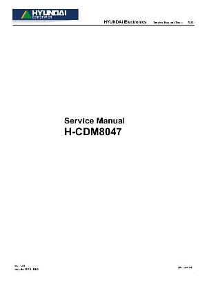 Service manual Hyundai H-CDM8047 ― Manual-Shop.ru