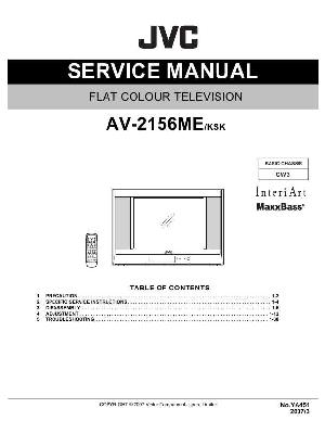 Service manual JVC AV-2156ME ― Manual-Shop.ru