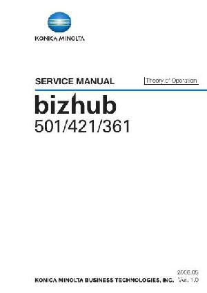 Service manual Konica-Minolta Bizhub 361, 421, 501 THEORY ― Manual-Shop.ru