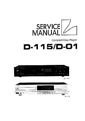 Service manual Luxman D-01, D-115 ― Manual-Shop.ru