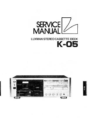 Service manual Luxman K-05 ― Manual-Shop.ru