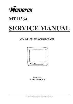 Service manual Memorex MT1136A OEC3039B ― Manual-Shop.ru