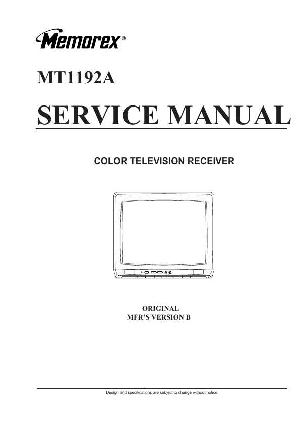 Service manual Memorex MT1192A OEC7045B ― Manual-Shop.ru