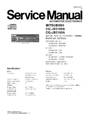 Service manual Panasonic CQ-JB3160, CQ-JB0160 ― Manual-Shop.ru
