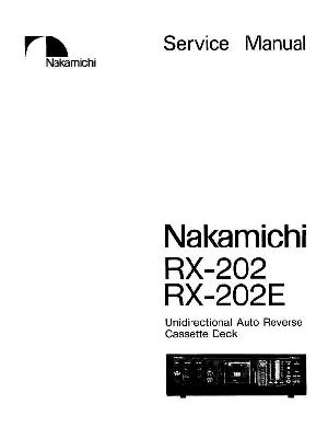 Service manual NAKAMICHI RX-202E ― Manual-Shop.ru