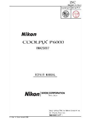 Service manual Nikon COOLPIX P6000 ― Manual-Shop.ru