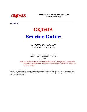 Service manual Okidata OKIFAX-5050, 5300, 5600 ― Manual-Shop.ru