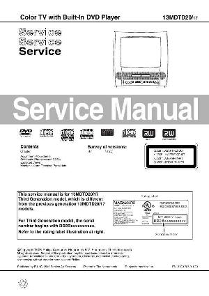 Service manual Philips 13MDTD20 ― Manual-Shop.ru