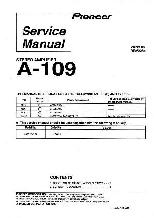 Service manual Pioneer A-109, A-209 ― Manual-Shop.ru