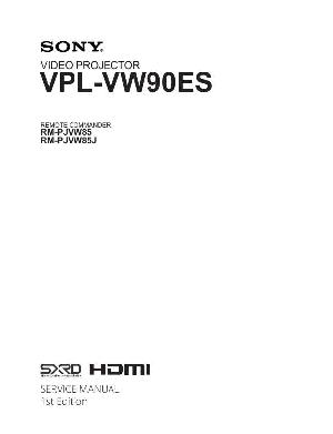 Service manual Sony VPL-VW90ES ― Manual-Shop.ru