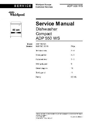 Service manual Whirlpool ADP-550 ― Manual-Shop.ru