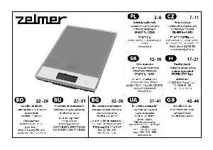 User manual Zelmer 34Z052  ― Manual-Shop.ru