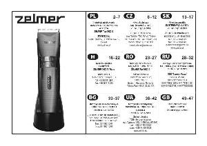 User manual Zelmer 39Z013  ― Manual-Shop.ru