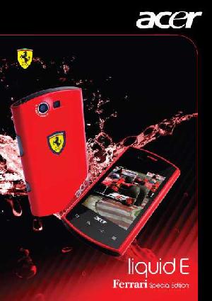 User manual Acer Liquid-E Ferrari  ― Manual-Shop.ru