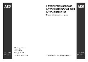 User manual AEG LAVATHERM 5350  ― Manual-Shop.ru