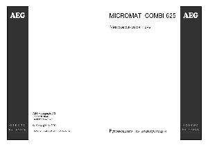Инструкция AEG MICROMAT COMBI 625  ― Manual-Shop.ru