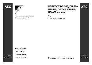 Инструкция AEG PERFECT DB640  ― Manual-Shop.ru