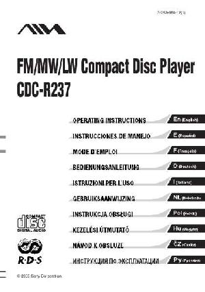 User manual Aiwa CDC-R237  ― Manual-Shop.ru