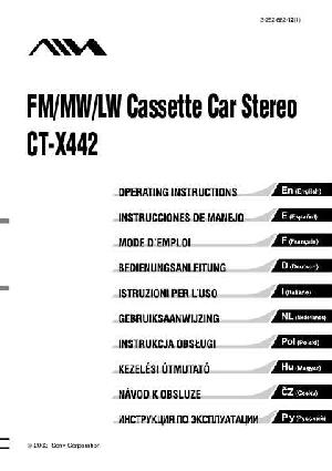 Инструкция Aiwa CT-X442  ― Manual-Shop.ru