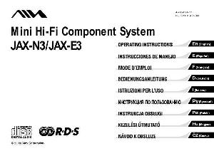 User manual AIWA JAX-E3  ― Manual-Shop.ru