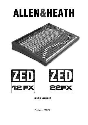 Инструкция Allen&Heath ZED-22FX  ― Manual-Shop.ru