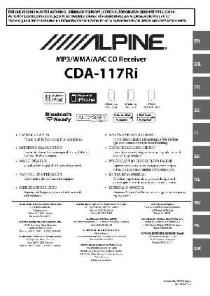 User manual Alpine CDA-117Ri  ― Manual-Shop.ru