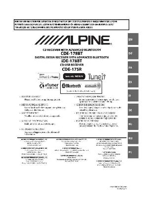 User manual Alpine CDE-175R  ― Manual-Shop.ru